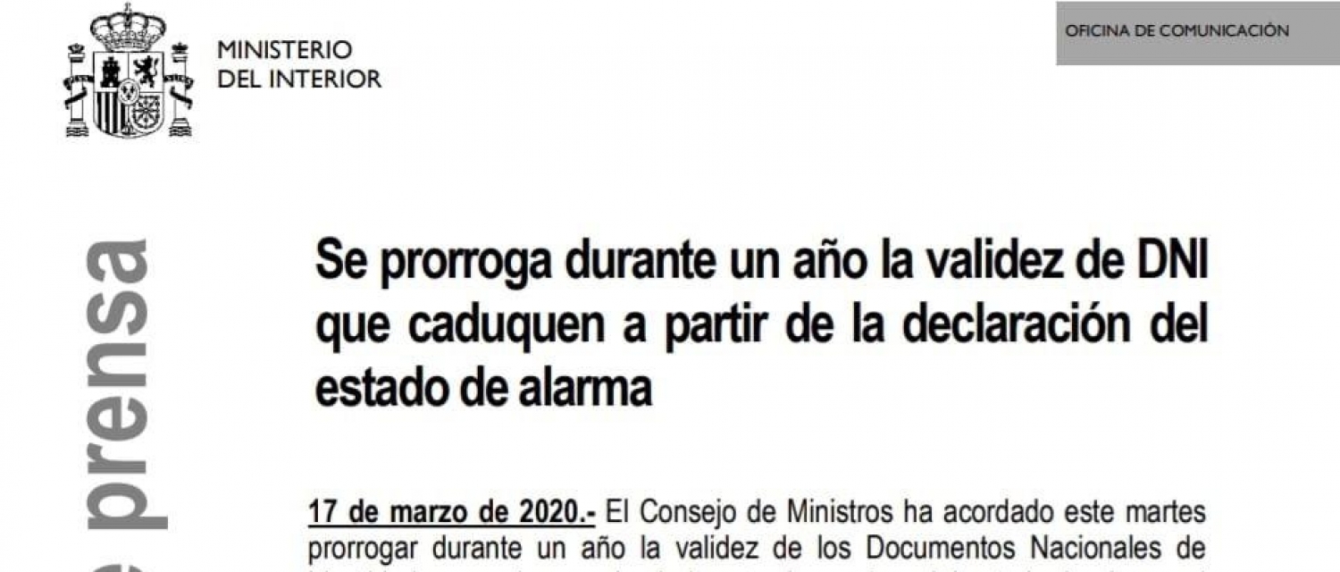 RENOVACIÓN AUTOMÁTICA DNI